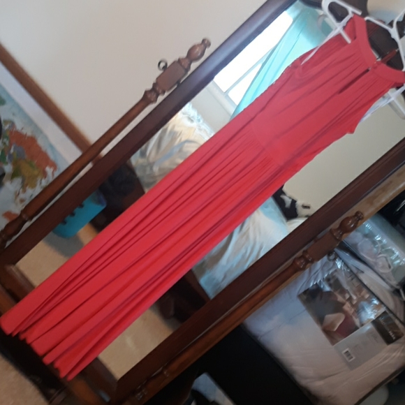 Calvin Klein dress size 2 coral color - Picture 4 of 4